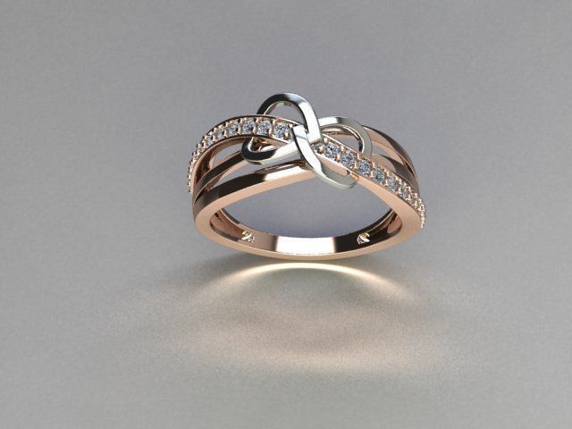 ring jewelry 3D print model_2