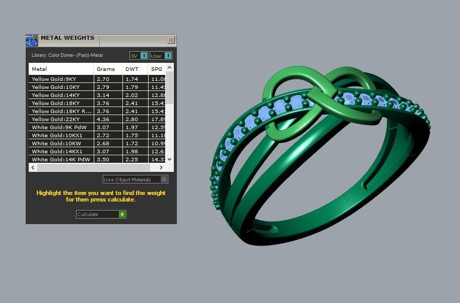 ring jewelry 3D print model_5