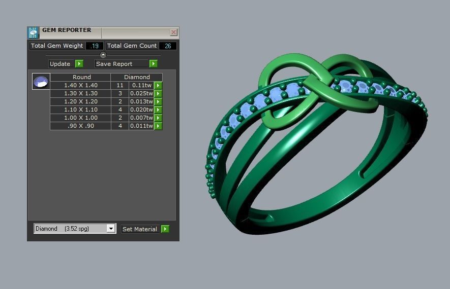 ring jewelry 3D print model_6