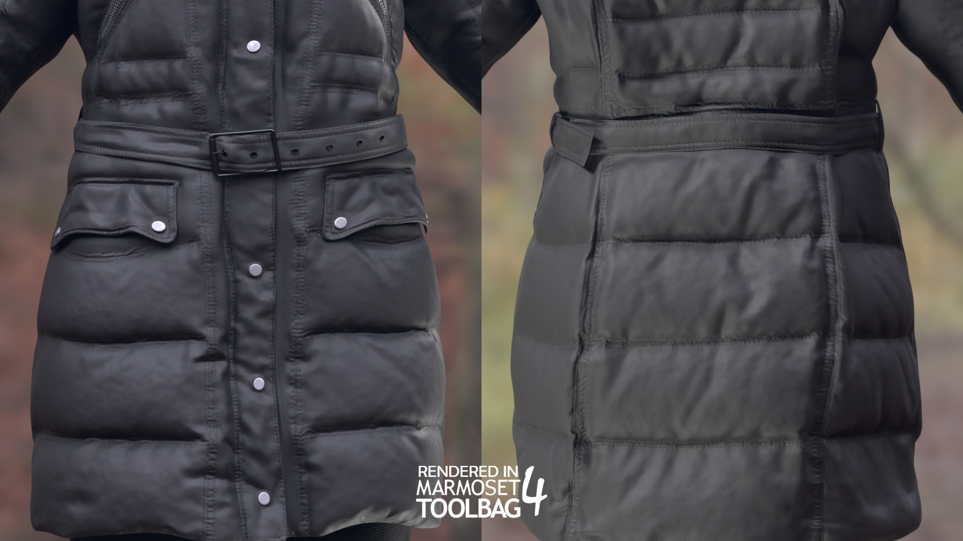 Womens Winter Outfits  3D Model Collection_25