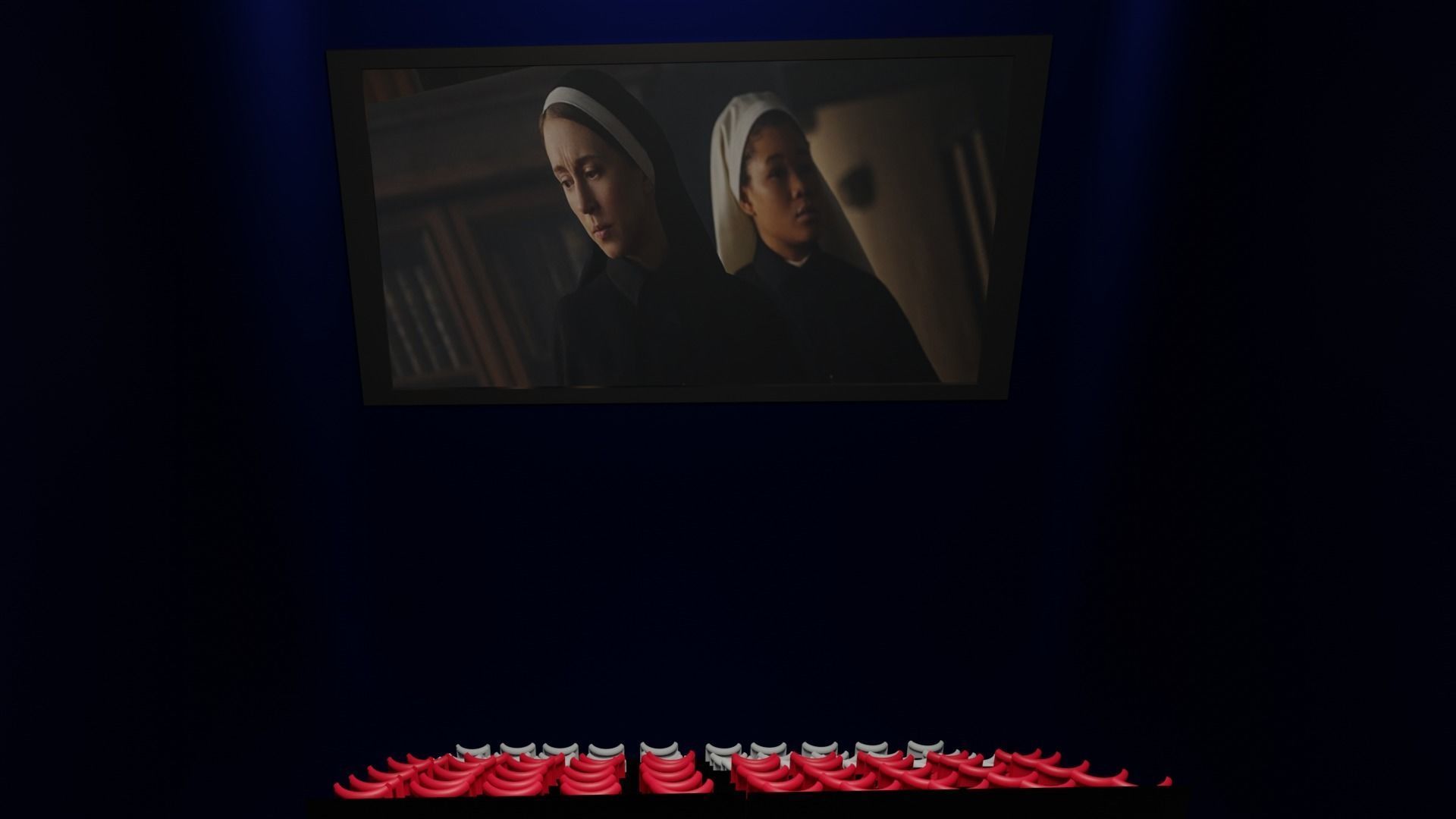 the nun cinema  Free 3D model_1