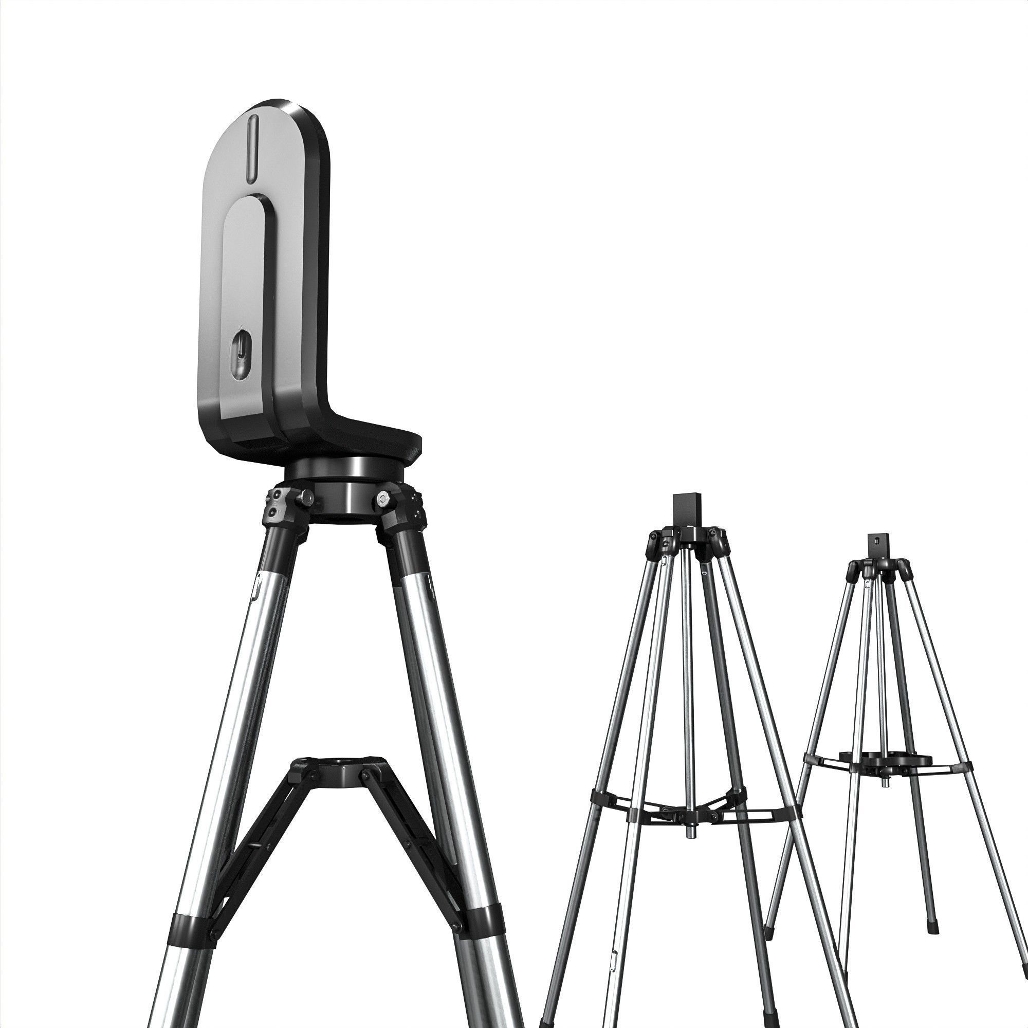 Telescope Pack Low-poly 3D model_14