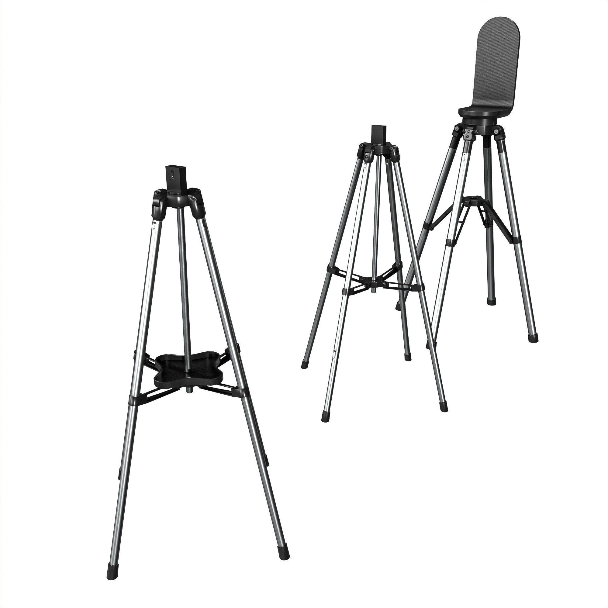 Telescope Pack Low-poly 3D model_13