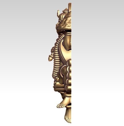 Hanuman Ji Pendant 3D print model_3
