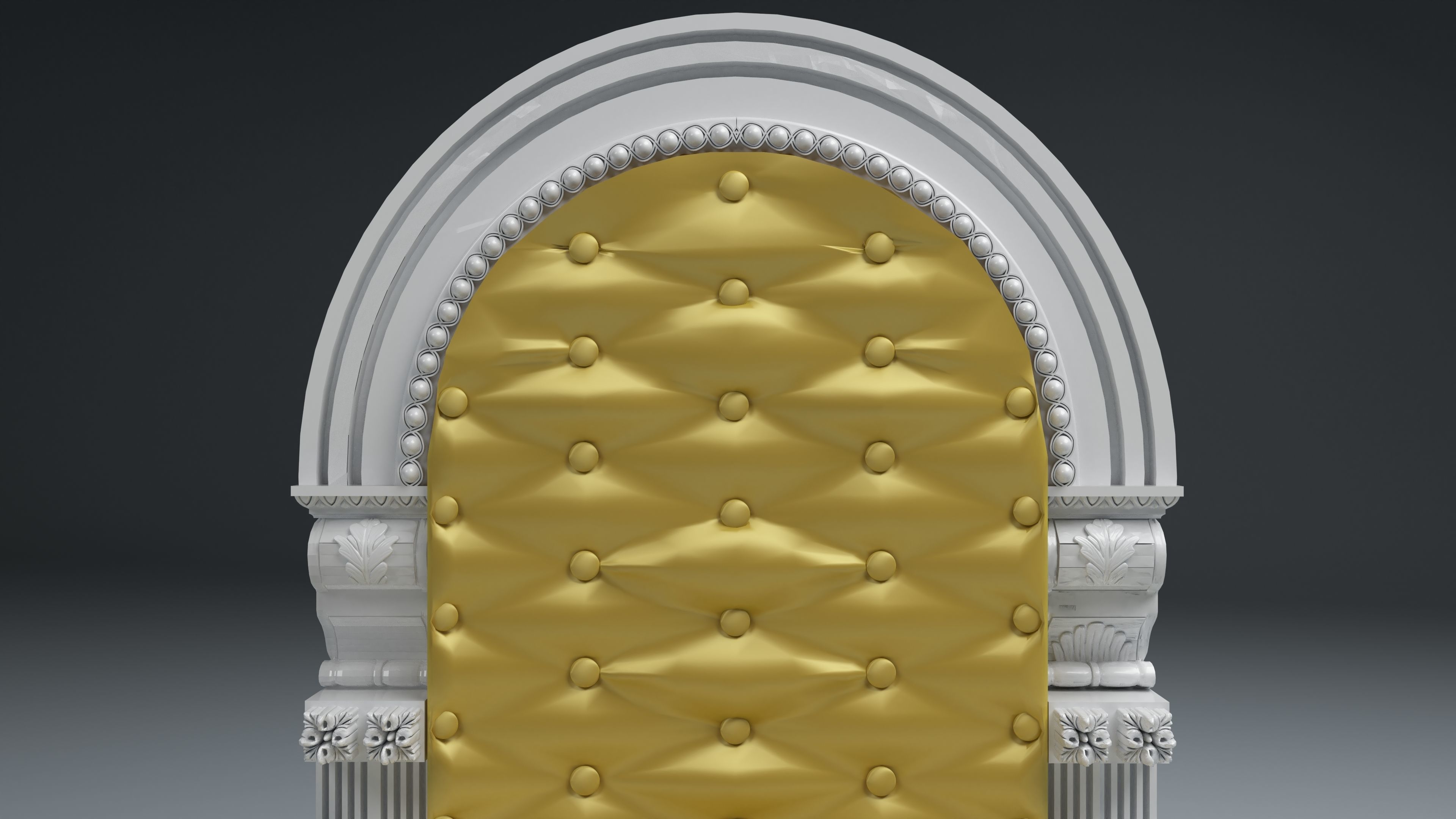 King Throne 4 - 4K 3D model_5