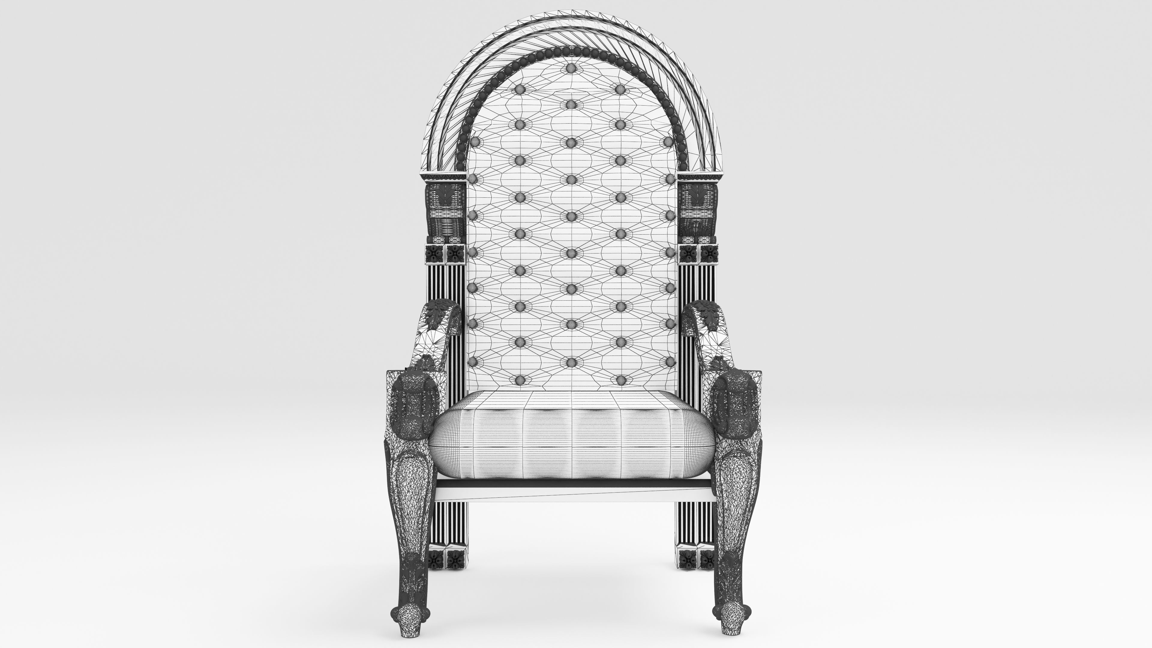 King Throne 4 - 4K 3D model_14