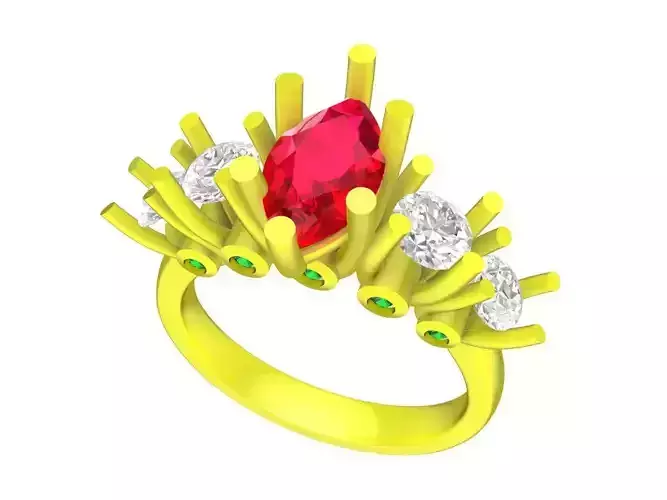 6689 marquise diamond women ring