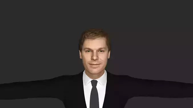 Dexter Morgan  Hyper Realistic Full Body Rigged Character 3D model