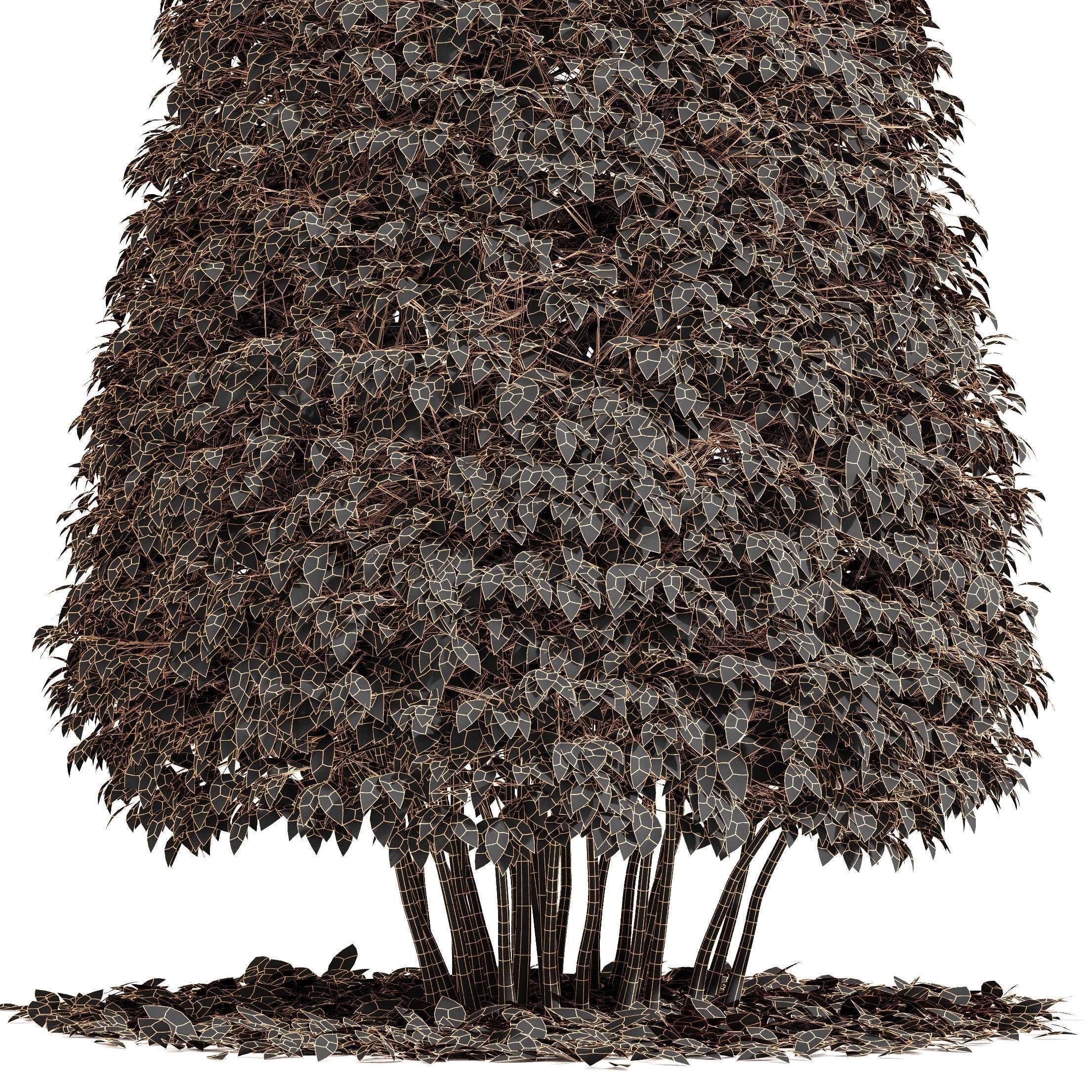 6 Different SETS of Tree SET VOL90 3D Model Collection_21