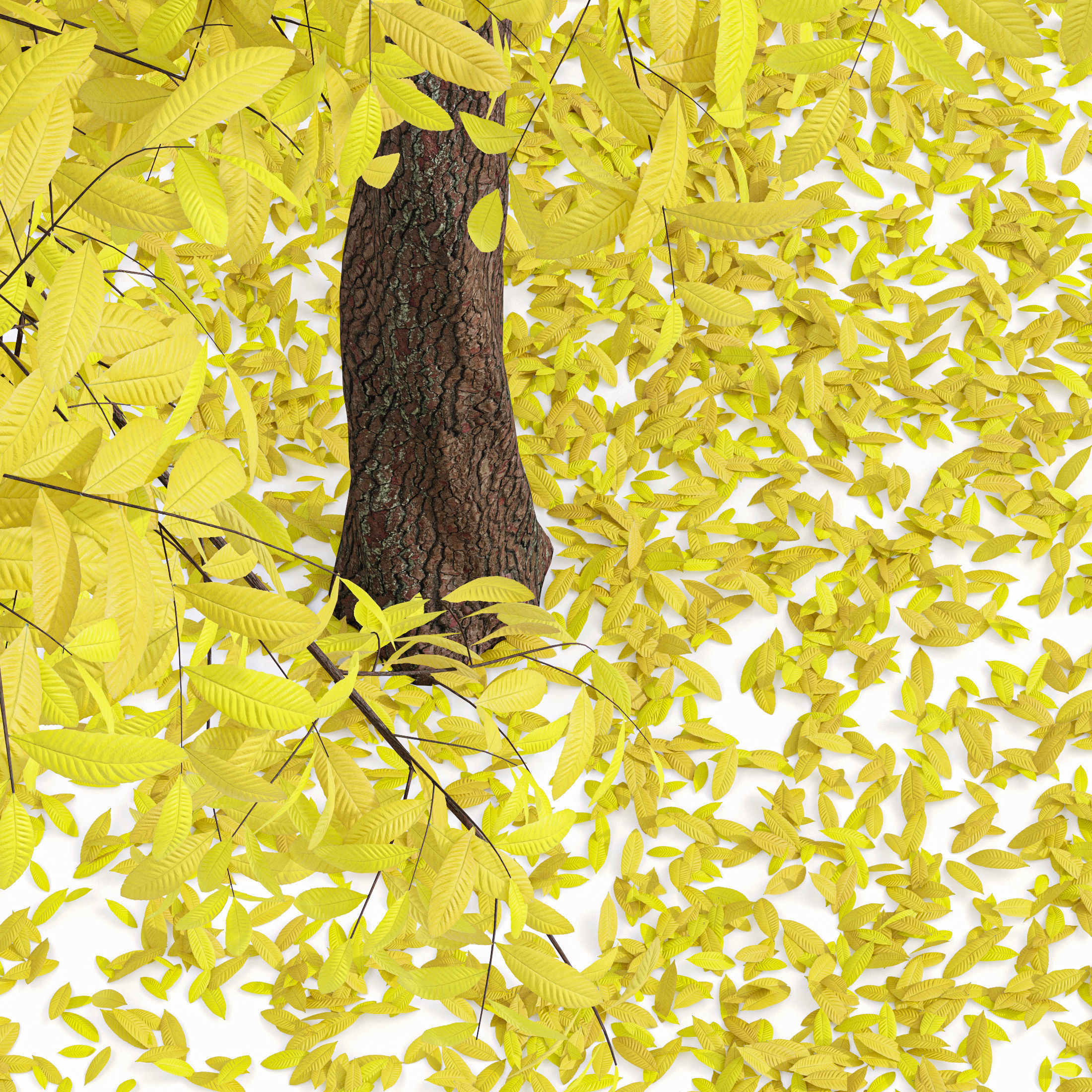 6 Different SETS of Tree SET VOL90 3D Model Collection_16