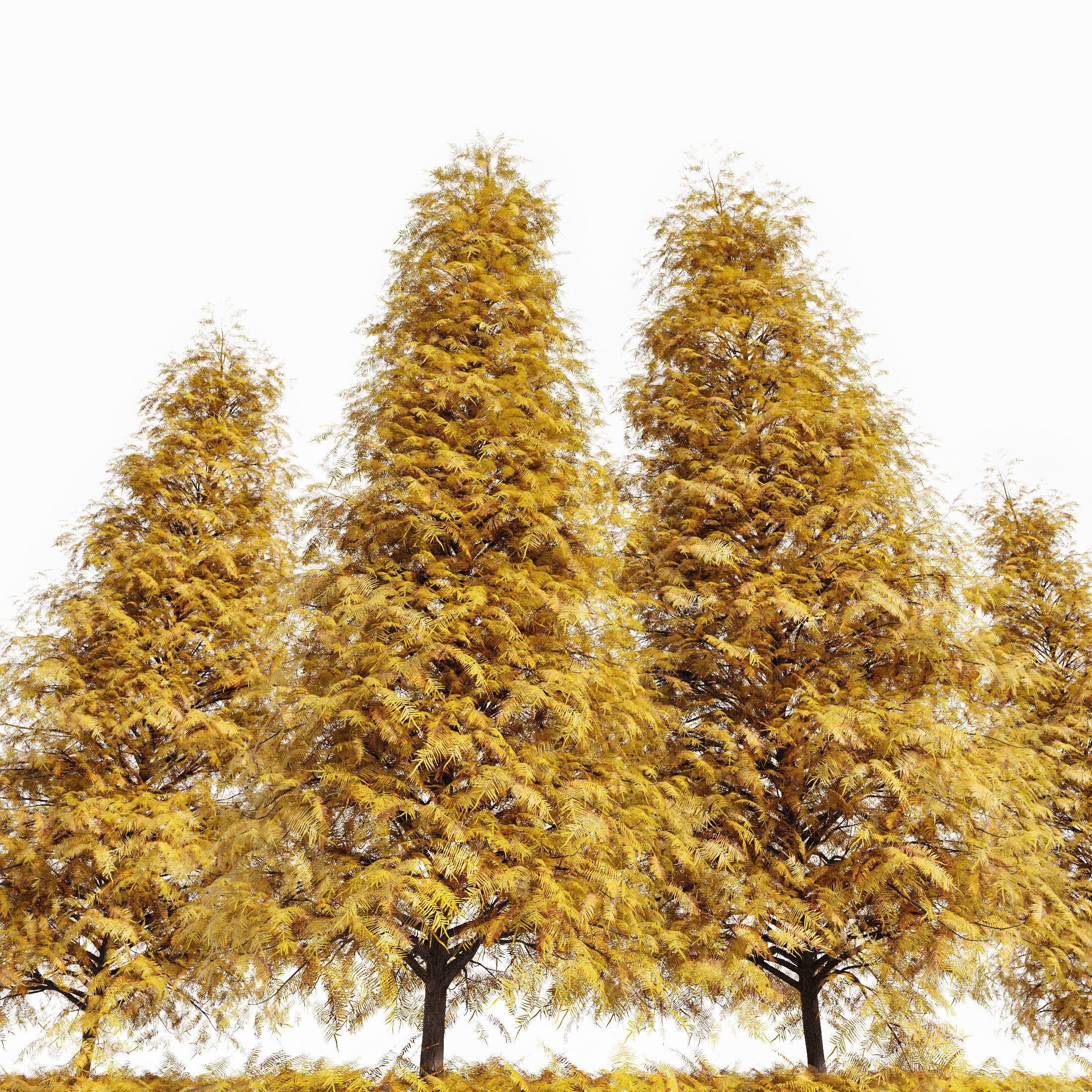 6 Different SETS of Tree SET VOL90 3D Model Collection_8