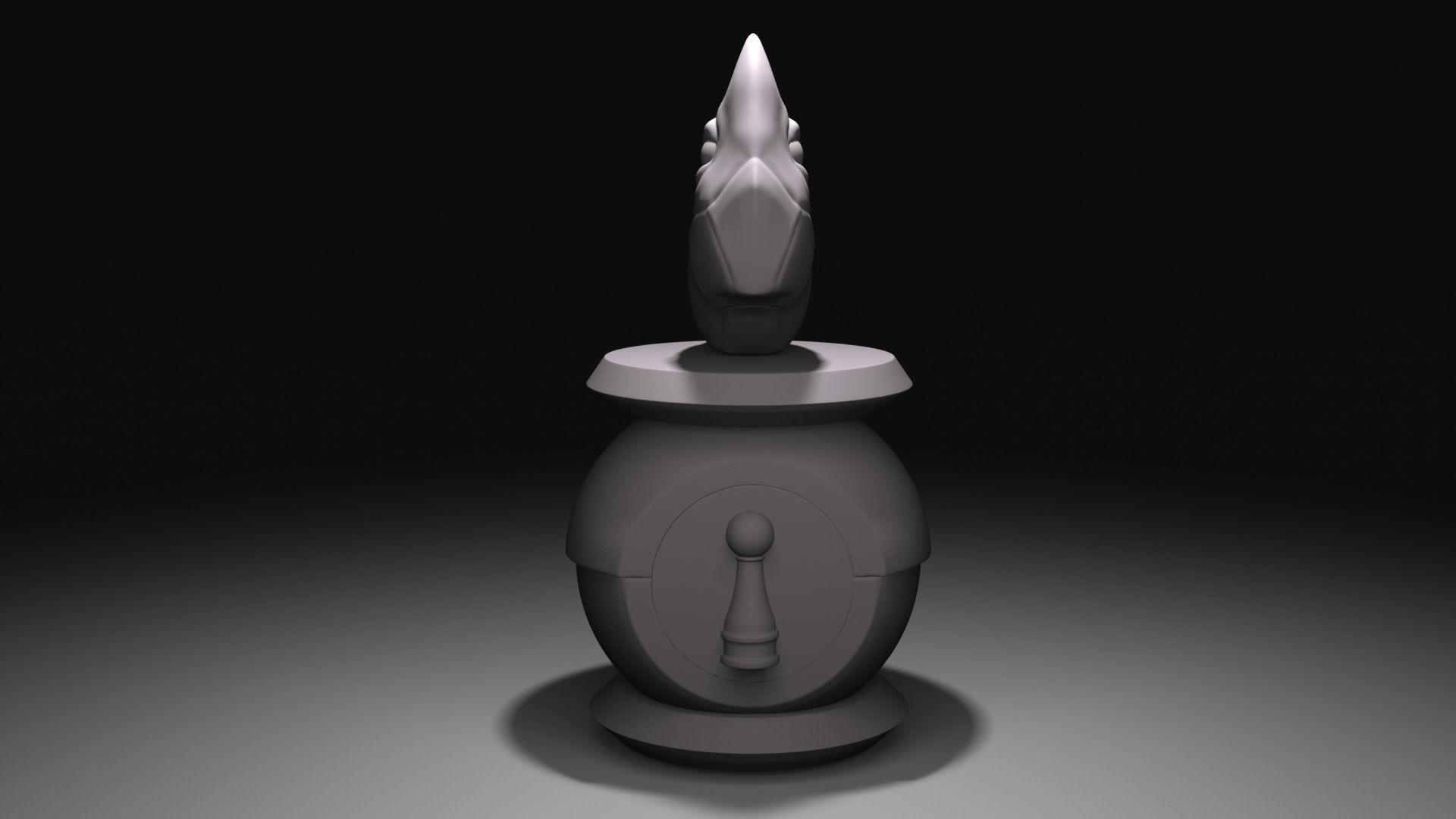 Metapoid Chess  pawn 3D print model_2