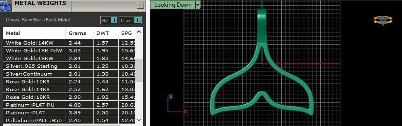 minimal Lightweight whale necklace 114-MW 3D print model_12