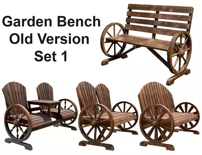 Garden Bench-Old Version Set 1