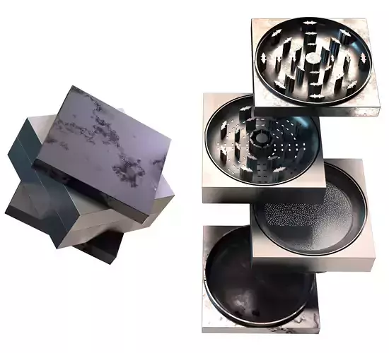 Grinder Low-poly 3D model