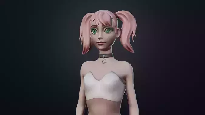 Stylized 3D character
