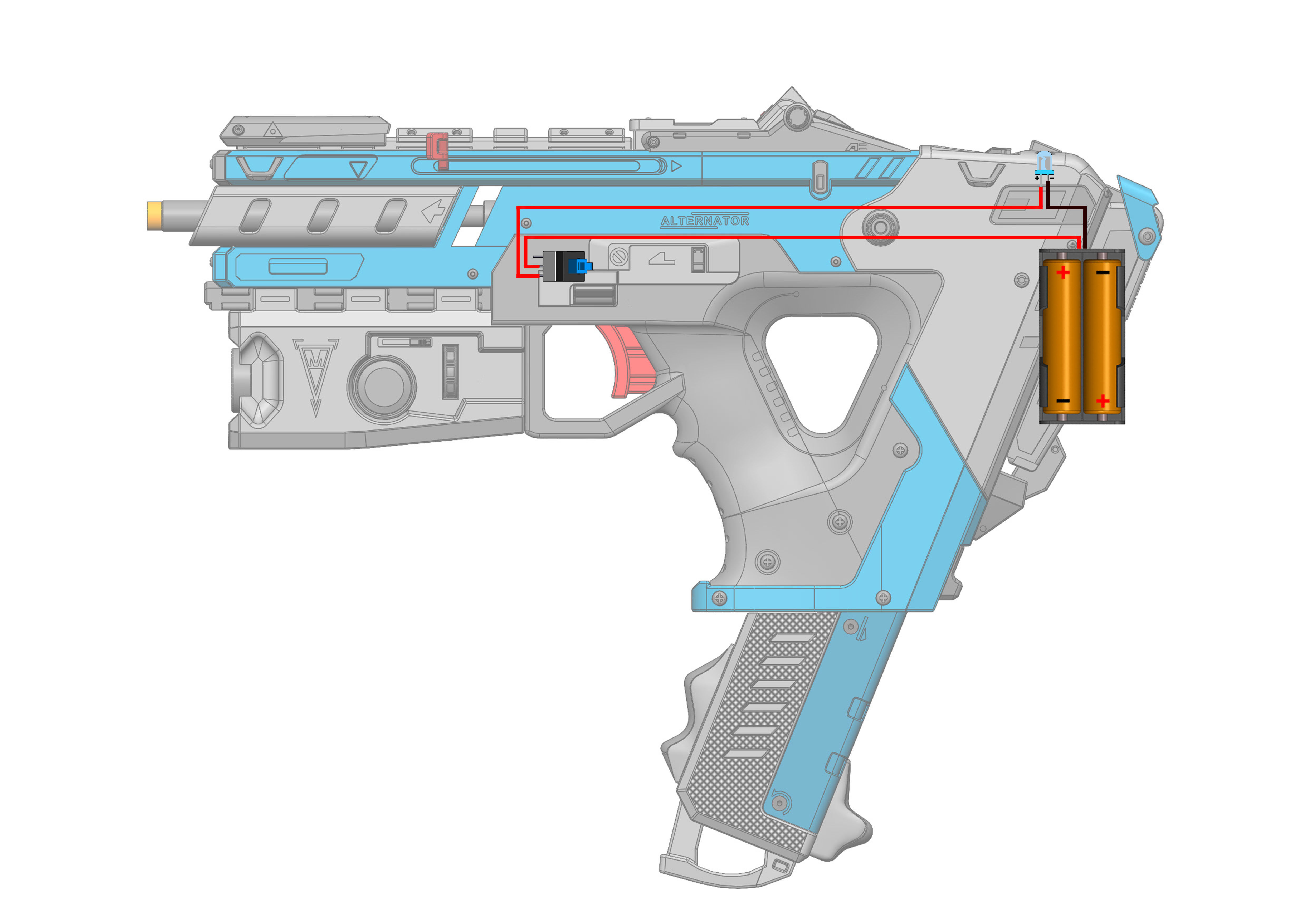 Alternator - APEX - STEP file - Commercial Use 3D print model_15