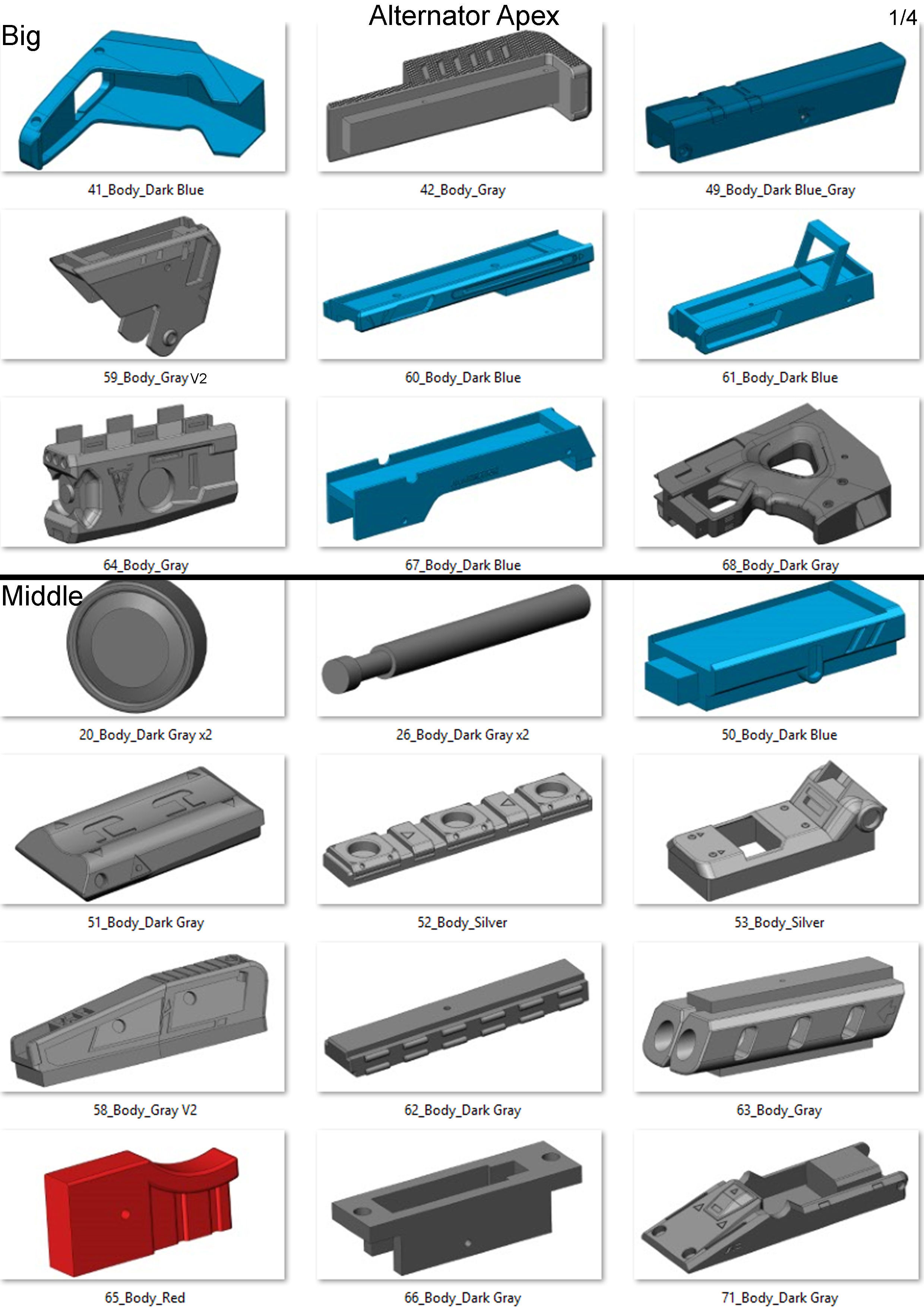 Alternator - APEX - STEP file - Commercial Use 3D print model_8
