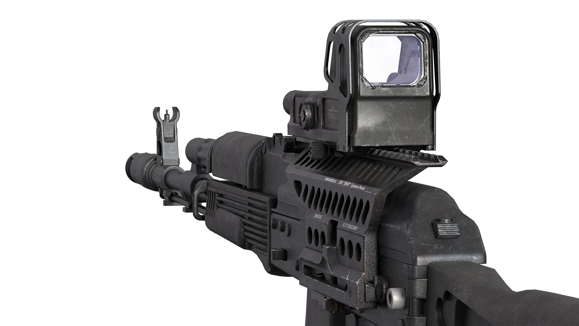 VALDAY PK122 RED DOT SIGHT Low-poly 3D model_7