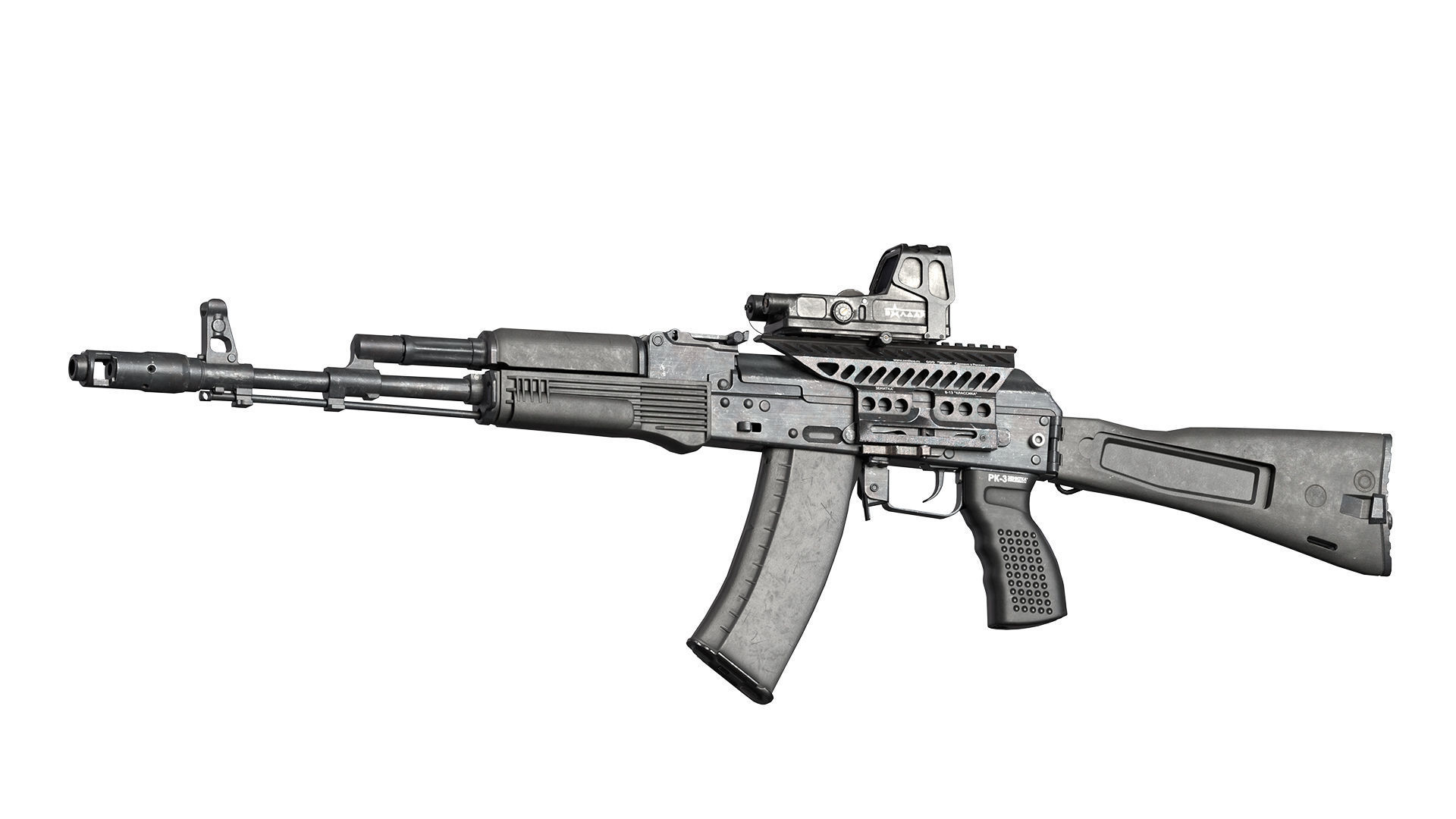 VALDAY PK122 RED DOT SIGHT Low-poly 3D model_2