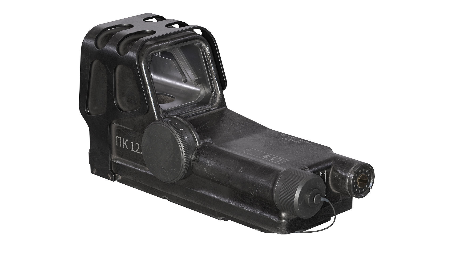 VALDAY PK122 RED DOT SIGHT Low-poly 3D model_4
