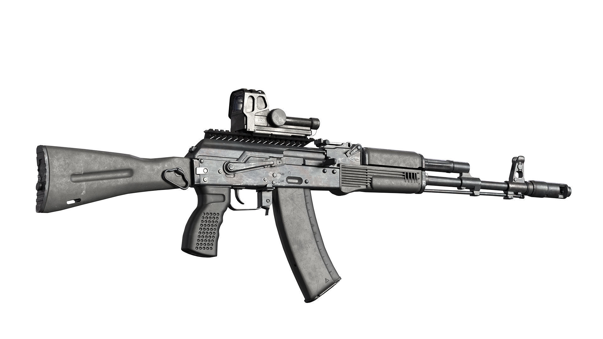 VALDAY PK122 RED DOT SIGHT Low-poly 3D model_3