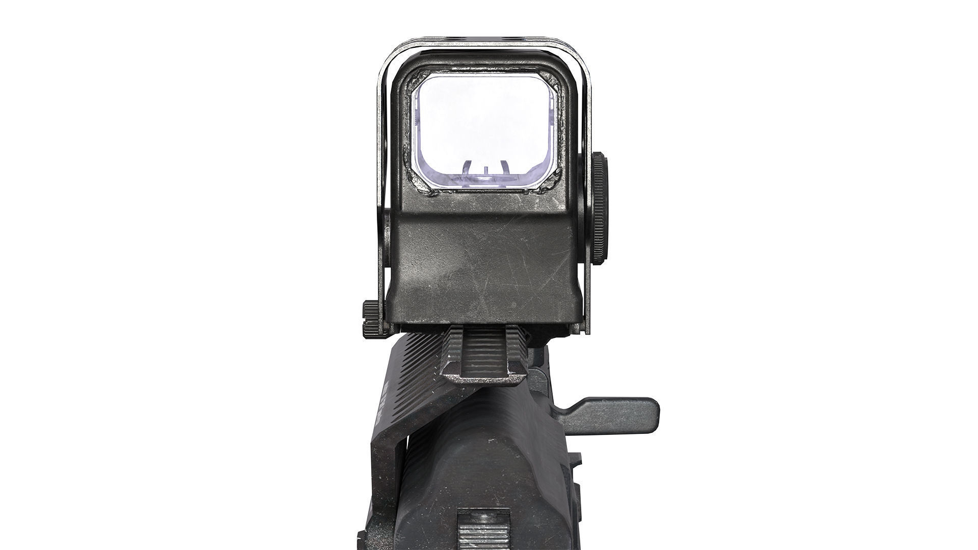 VALDAY PK122 RED DOT SIGHT Low-poly 3D model_6