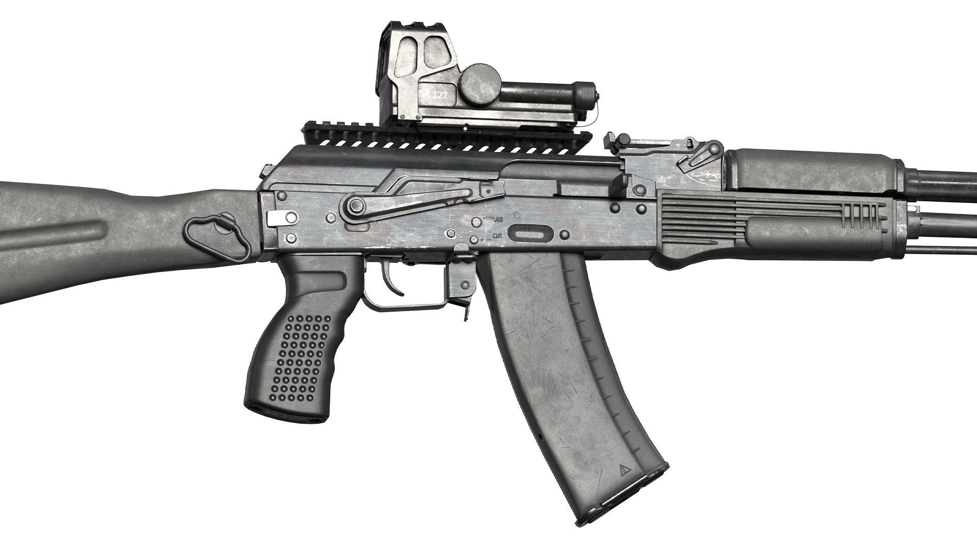 VALDAY PK122 RED DOT SIGHT Low-poly 3D model_11