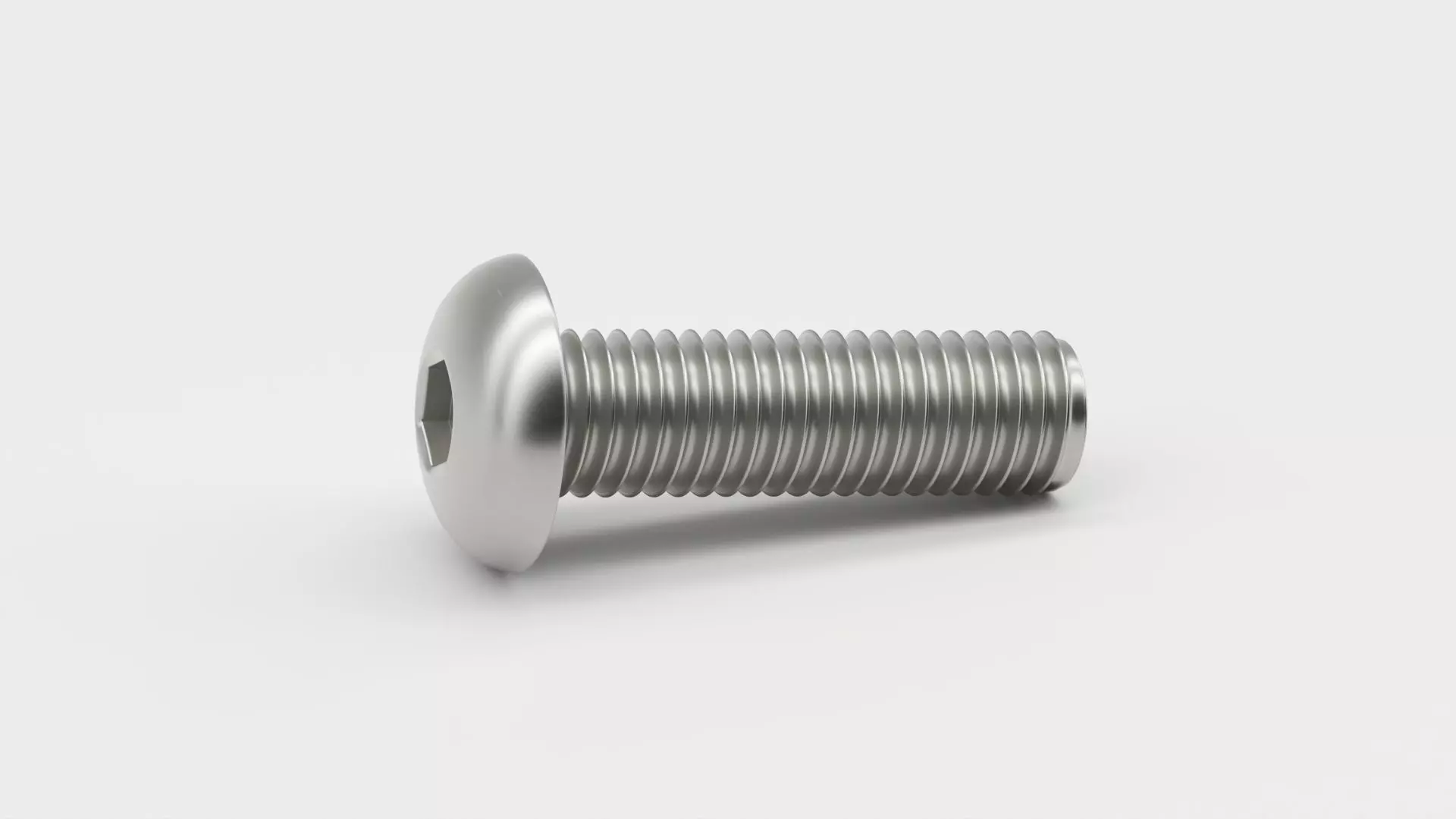 Dome Head Allen Screw 3D model