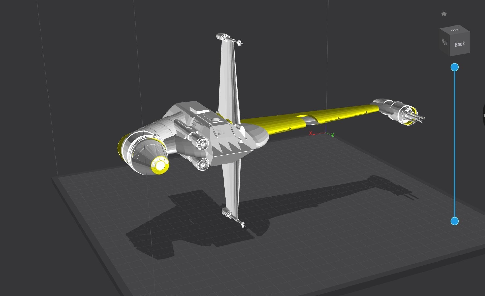 C-wing Ugly - Star Wars RP kit 3D print model_2