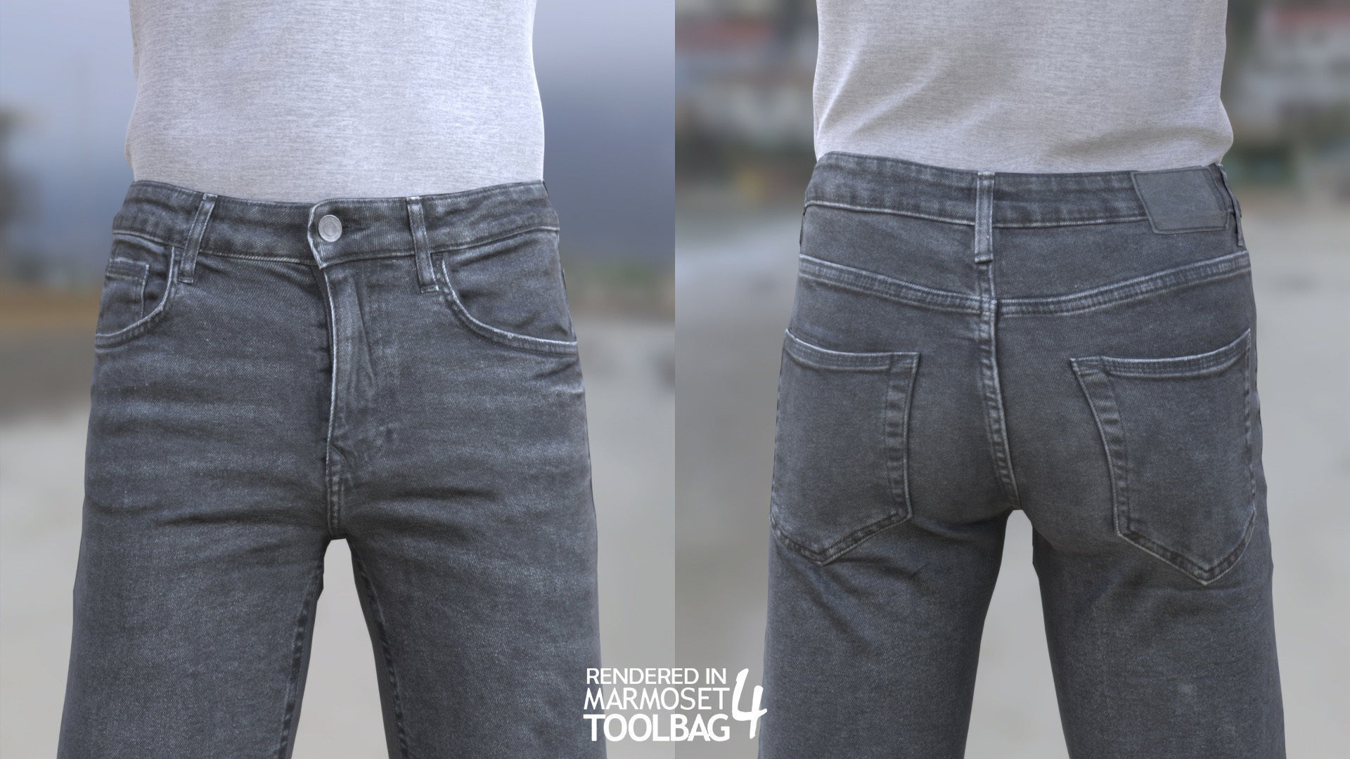 Mens Summer Outfits 3D Model Collection_19