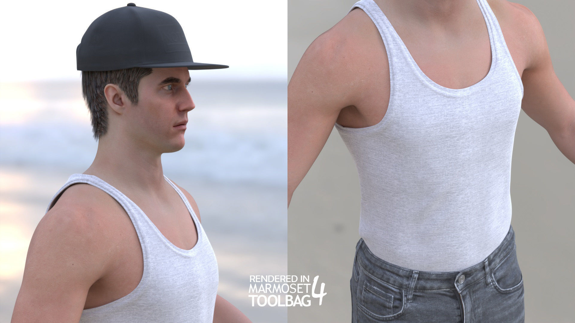 Mens Summer Outfits 3D Model Collection_20