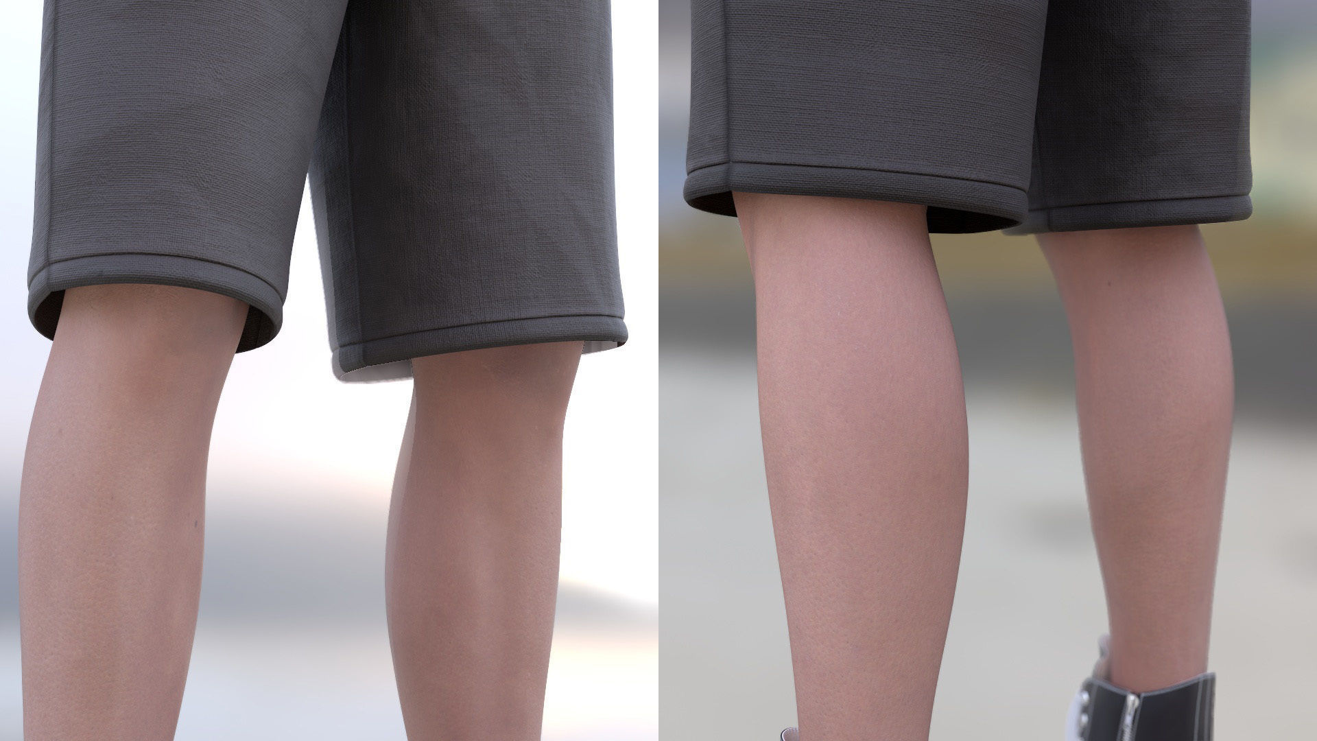 Mens and Womens Casual Outfits 3D Model Collection_20