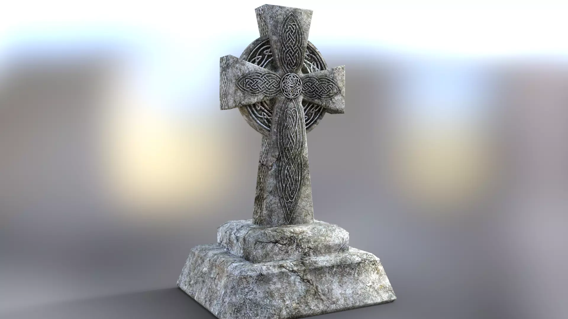 Graves grass 3D model_0