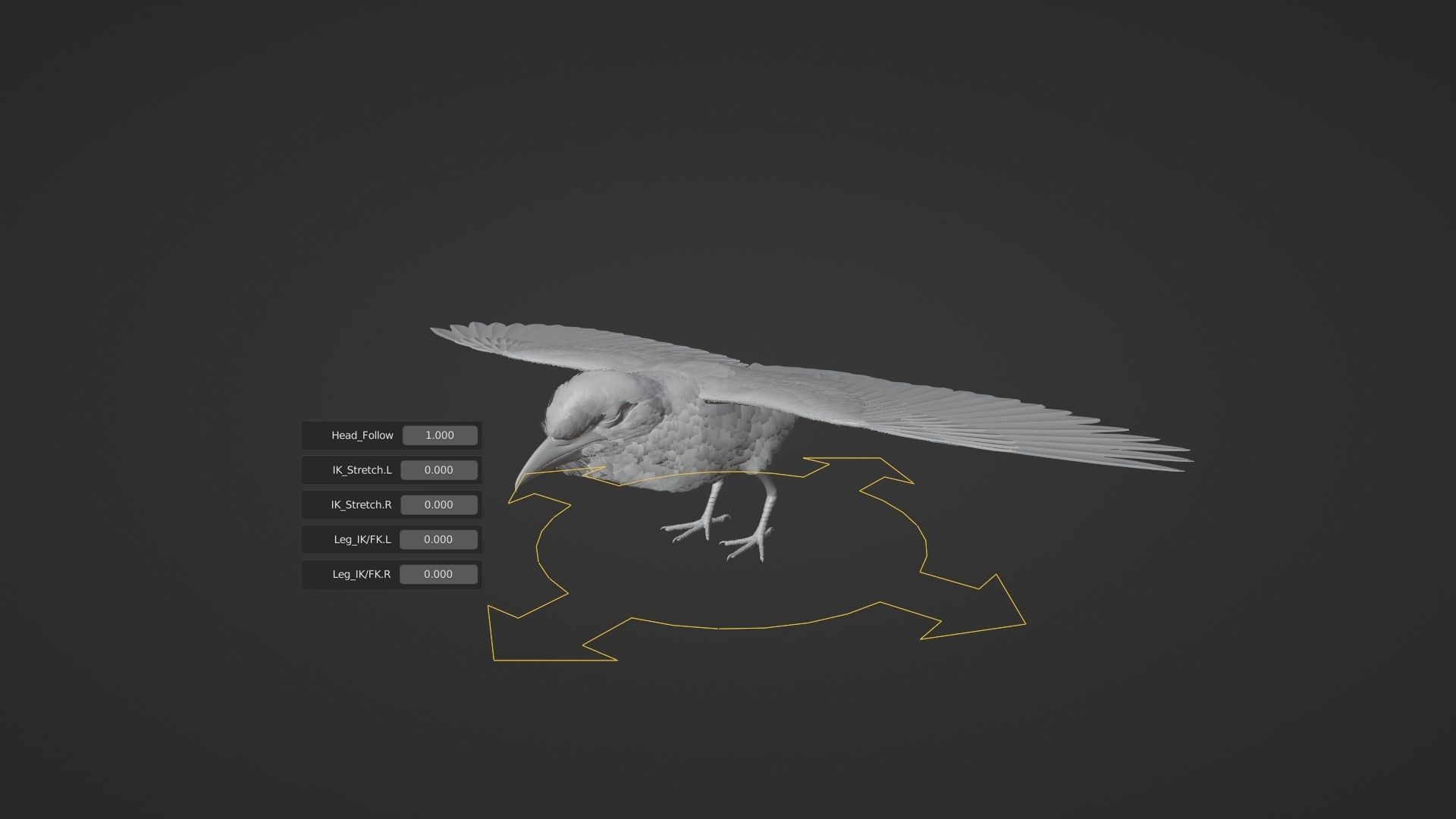 EuropeanRoller VFX Grace  3D model_37