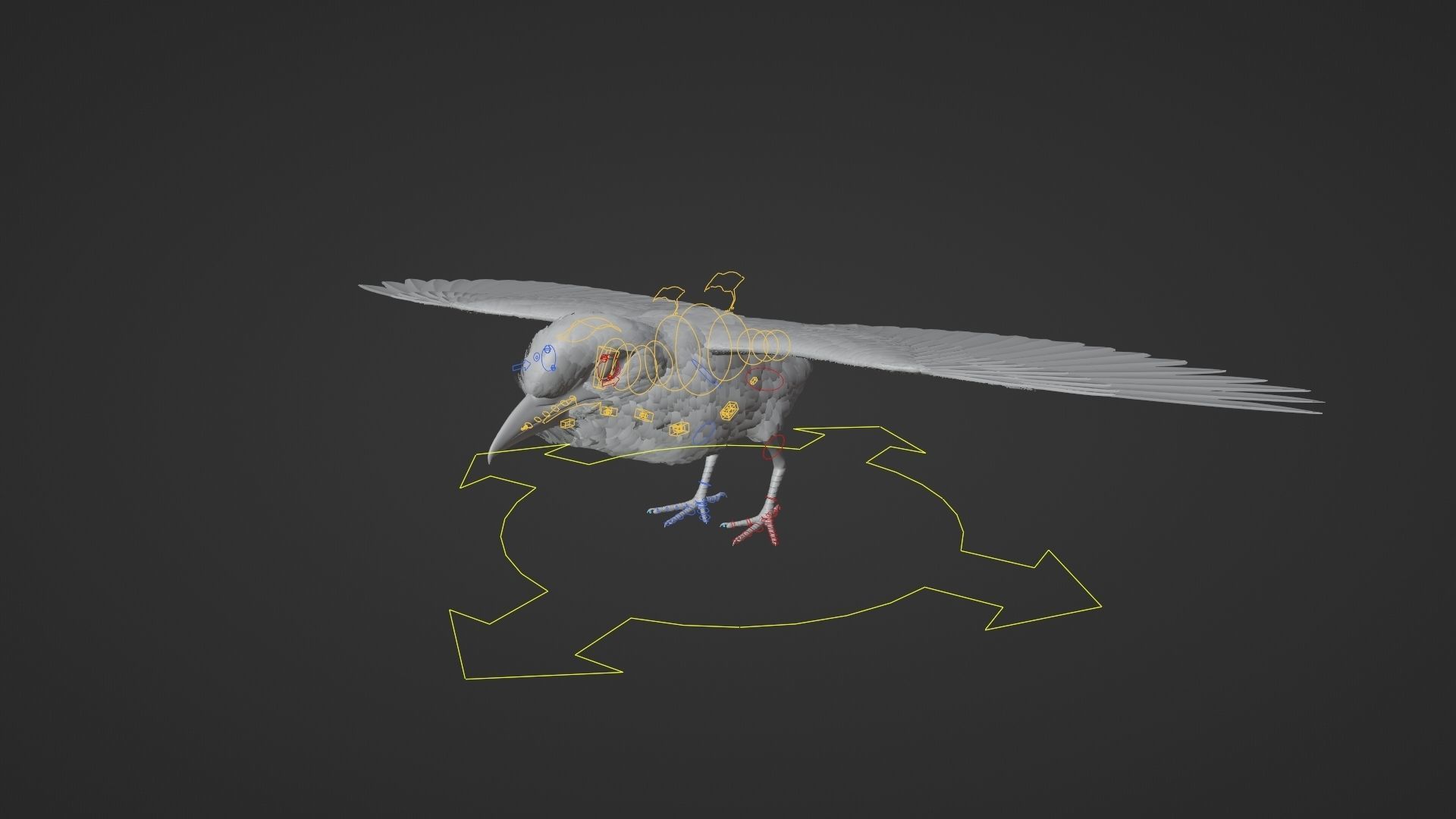 EuropeanRoller VFX Grace  3D model_35