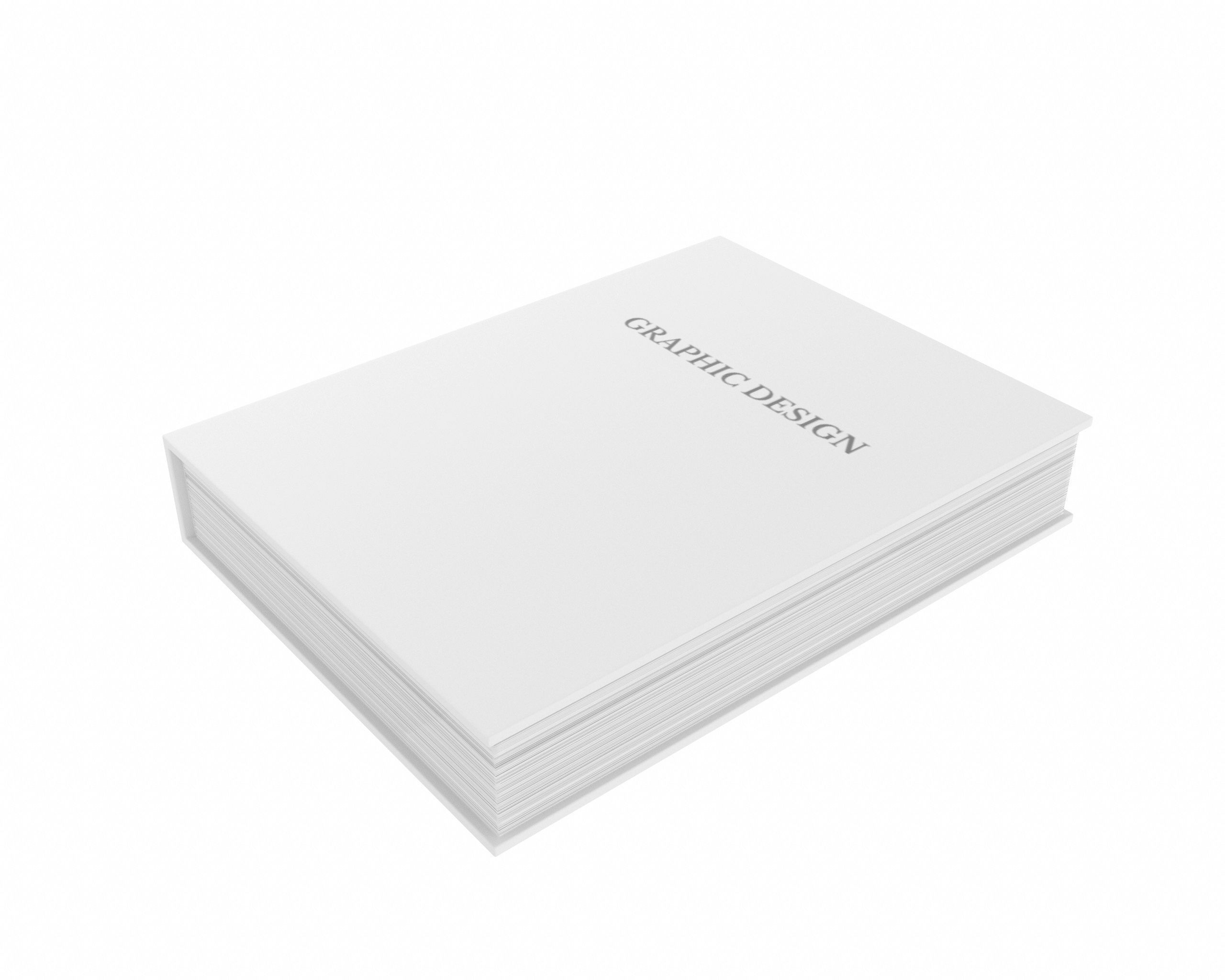 Book -Graphic Design 3D model_4