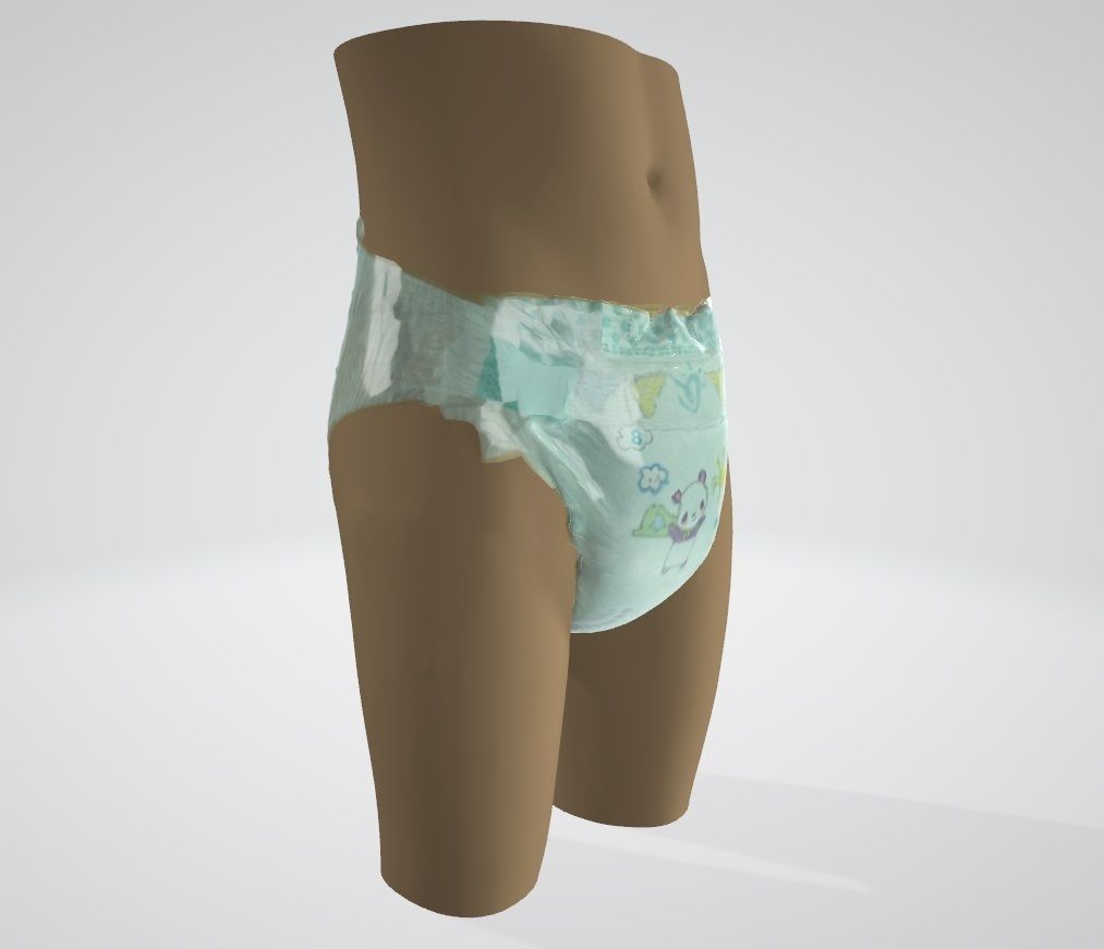 Pampers size 8 3D model_5