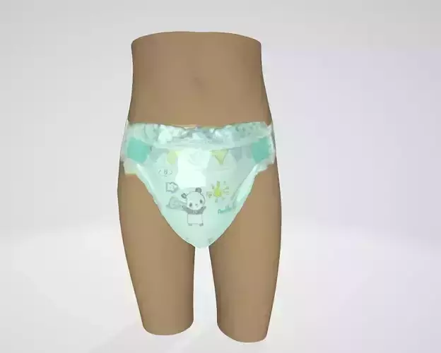 Pampers size 8 3D model