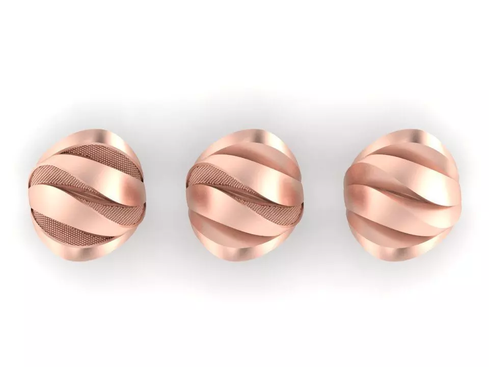 Wavy Rings 3D print model_0