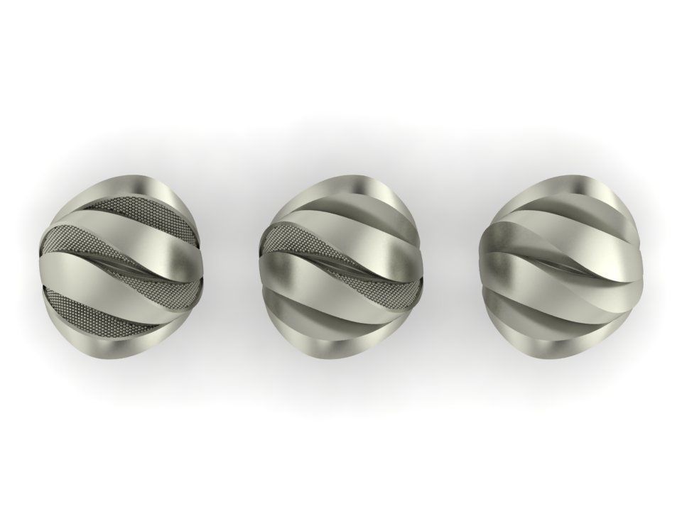 Wavy Rings 3D print model_1