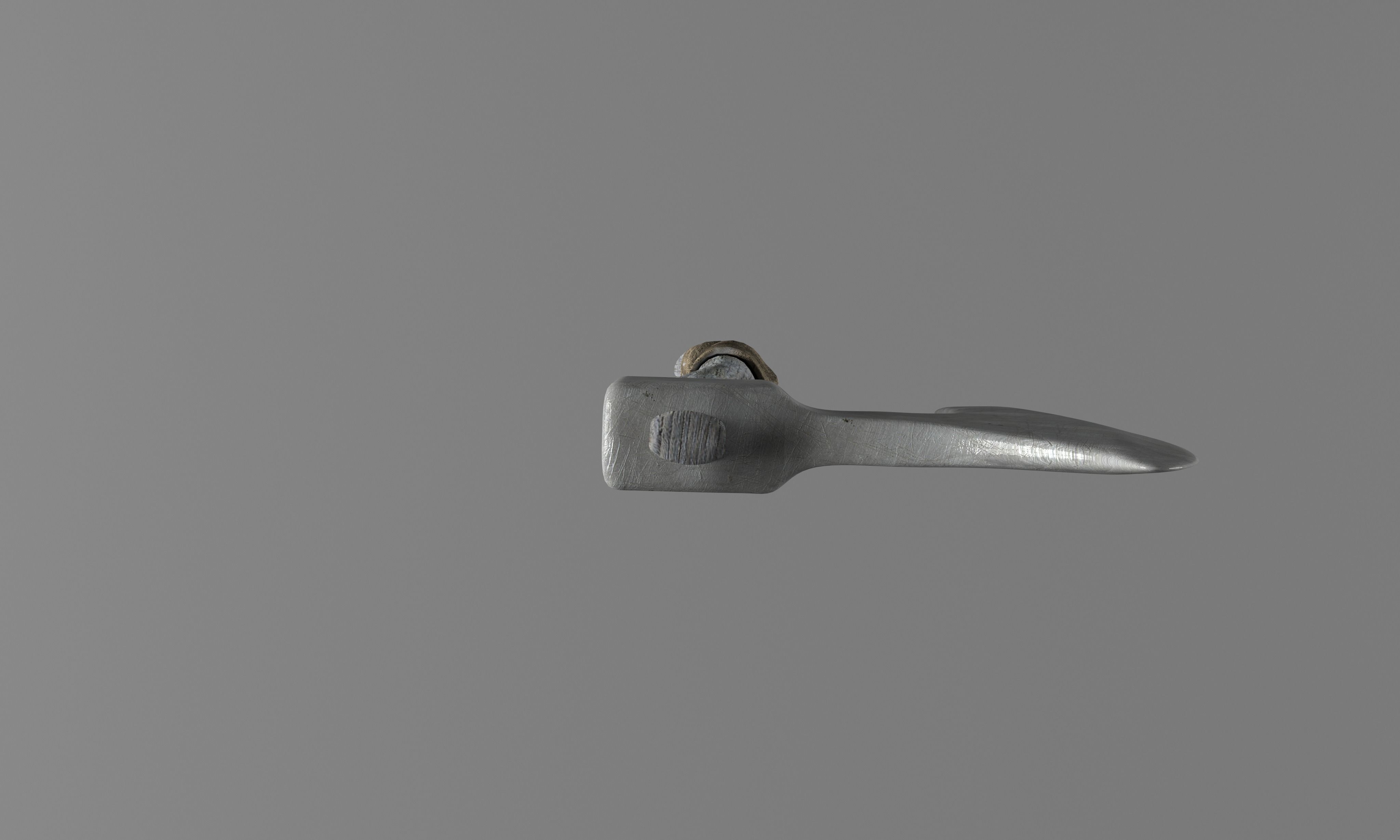 War Axe Low-poly 3D model_2