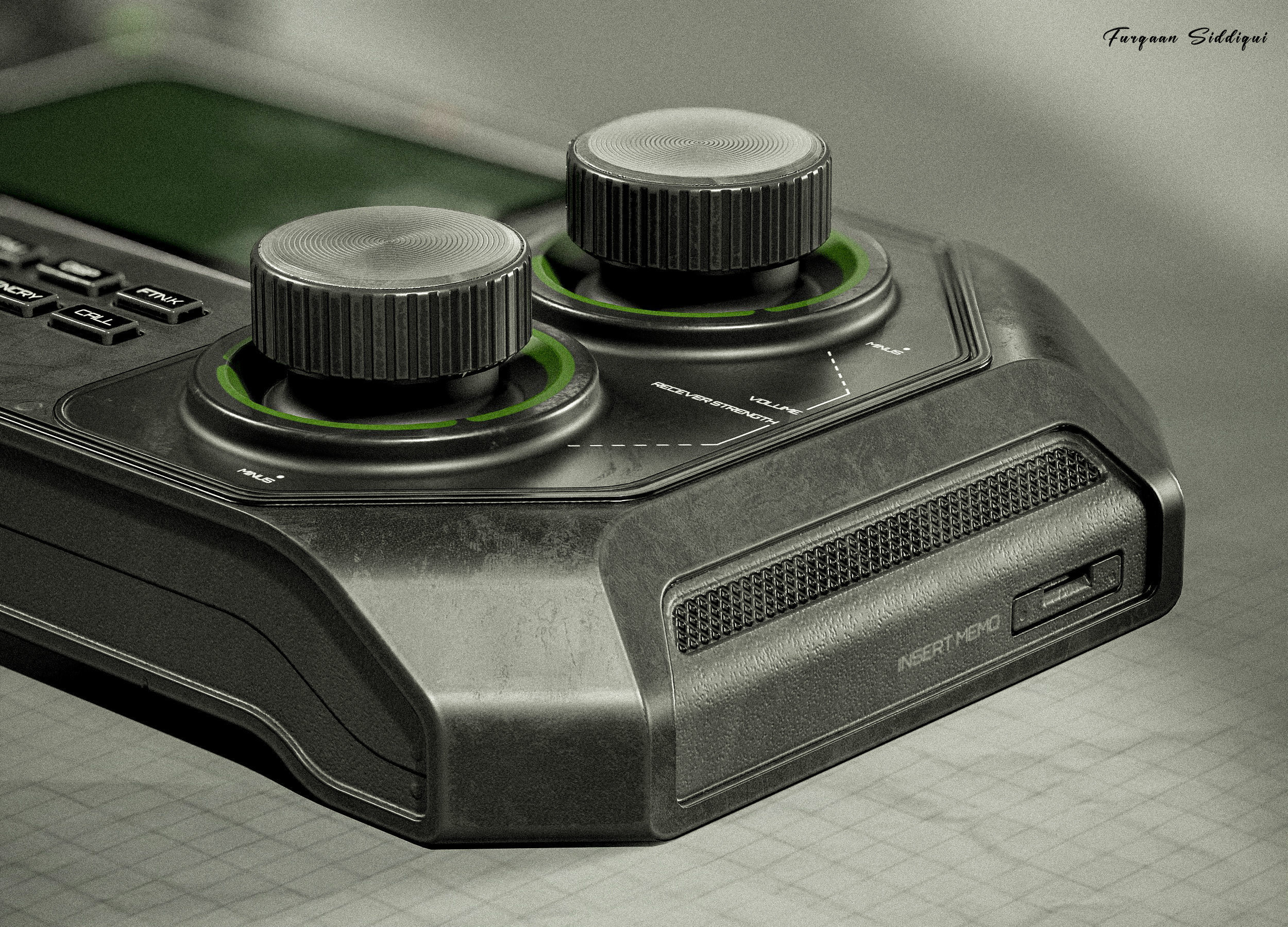 Sci-fi Controller V24 PBR Low-poly 3D model_9