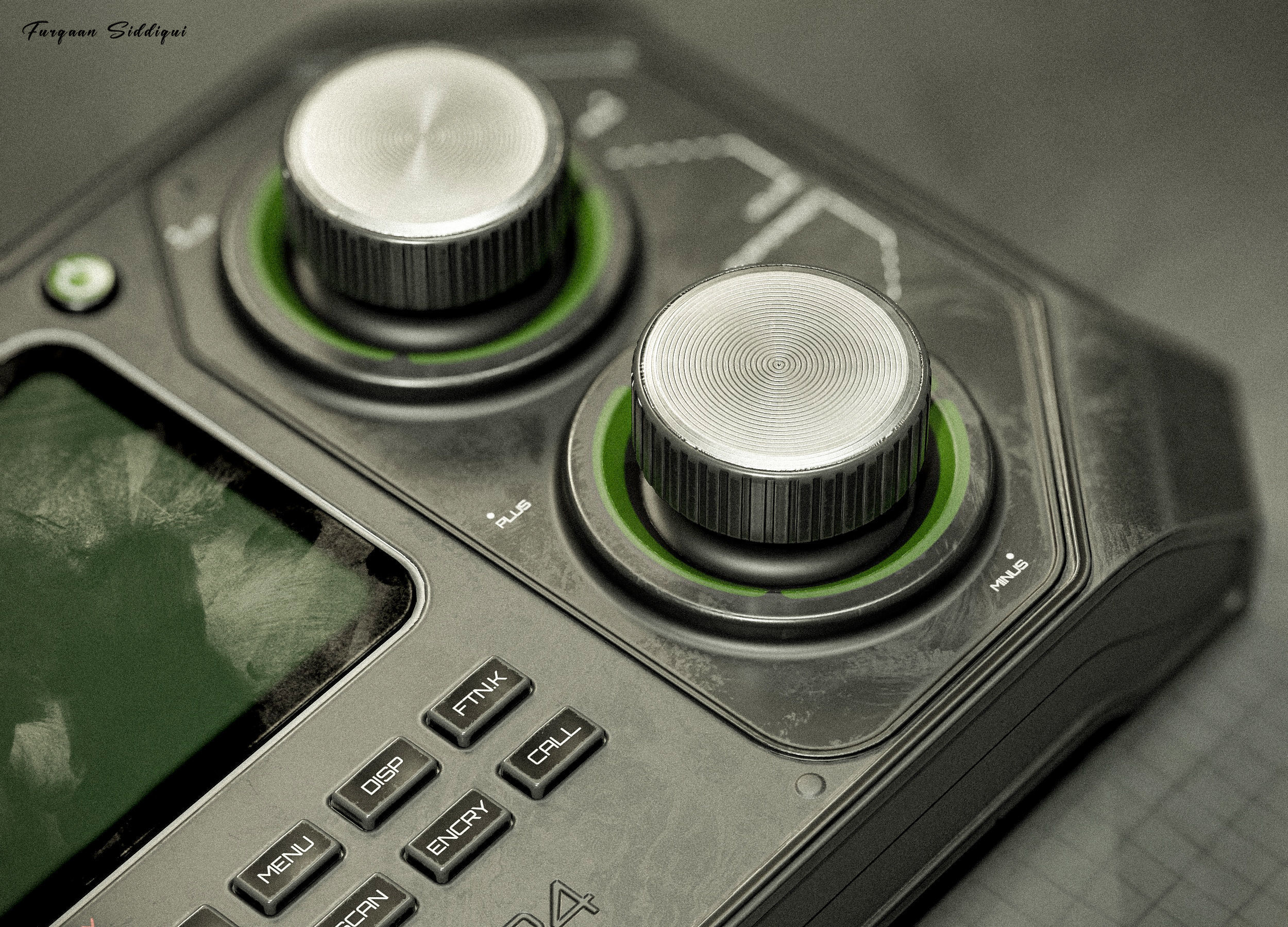 Sci-fi Controller V24 PBR Low-poly 3D model_7