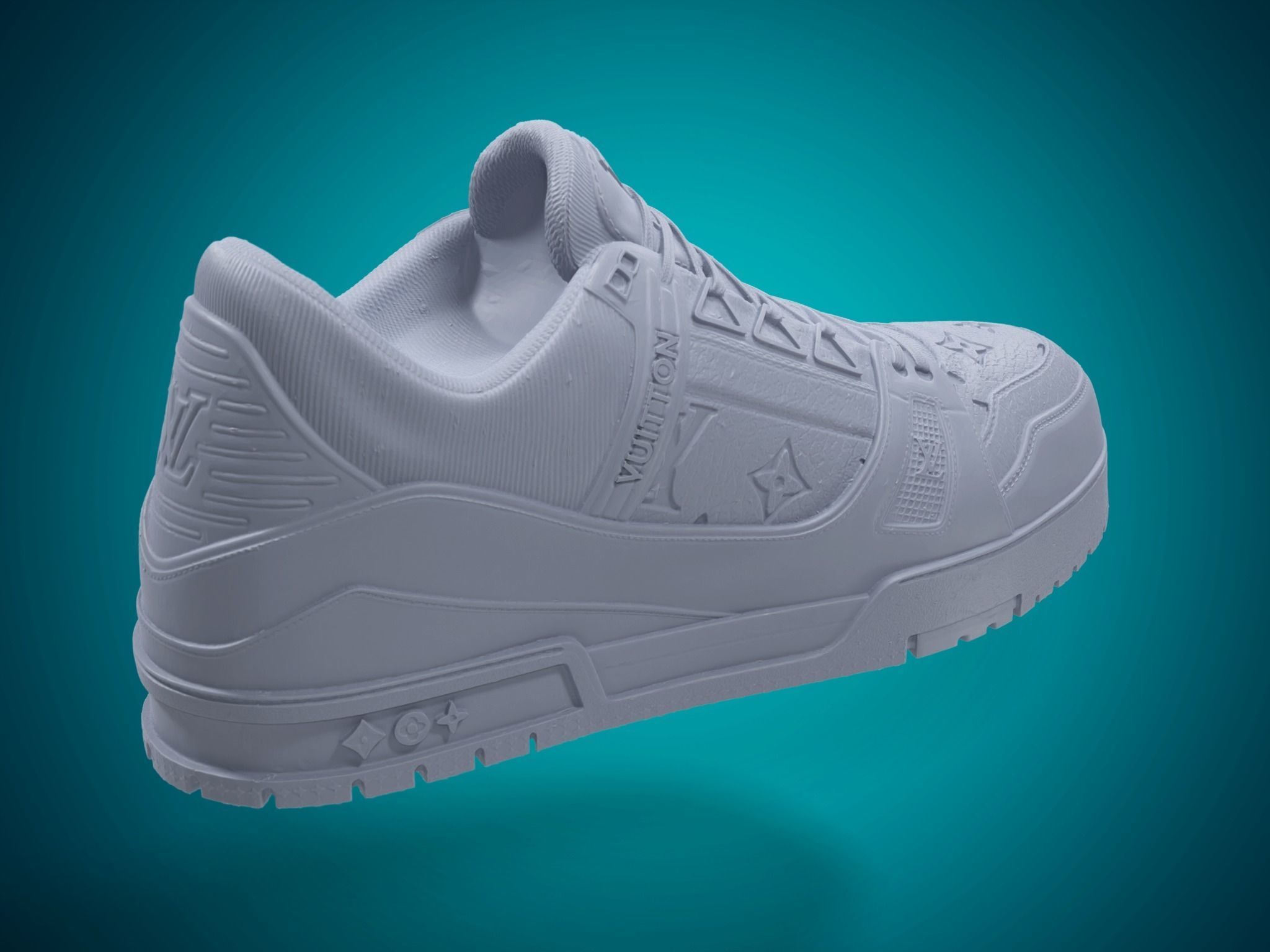 LV Trainer - Louis Vuitton Sneaker Shoes 3D print model_7