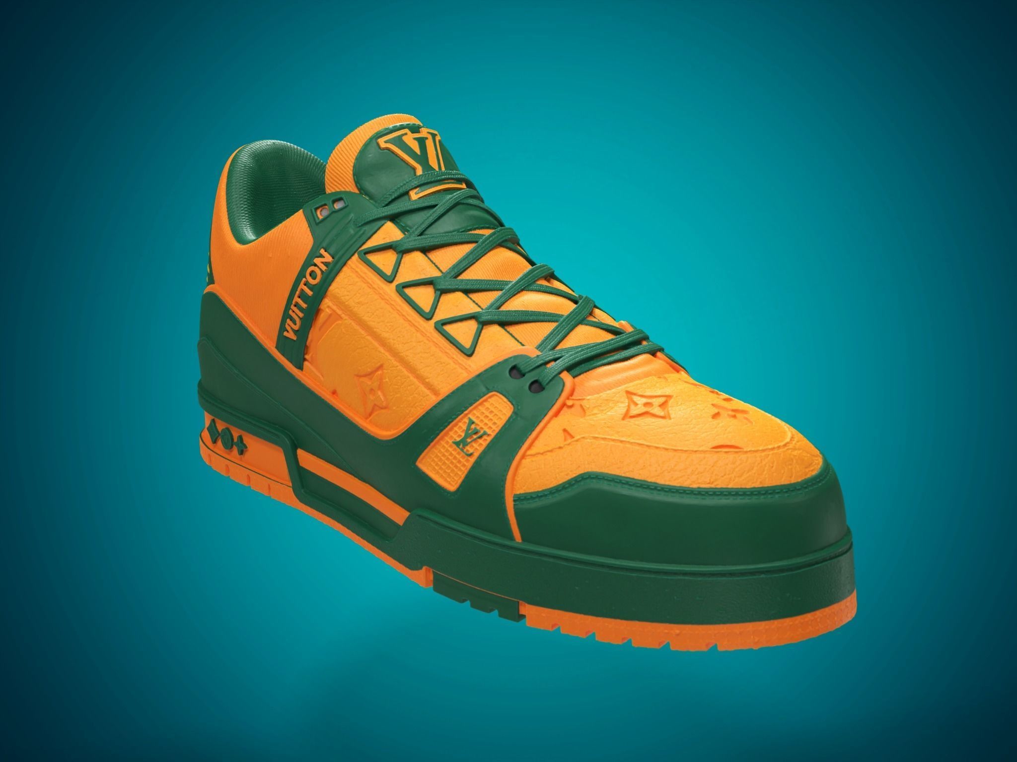 LV Trainer - Louis Vuitton Sneaker Shoes 3D print model_1