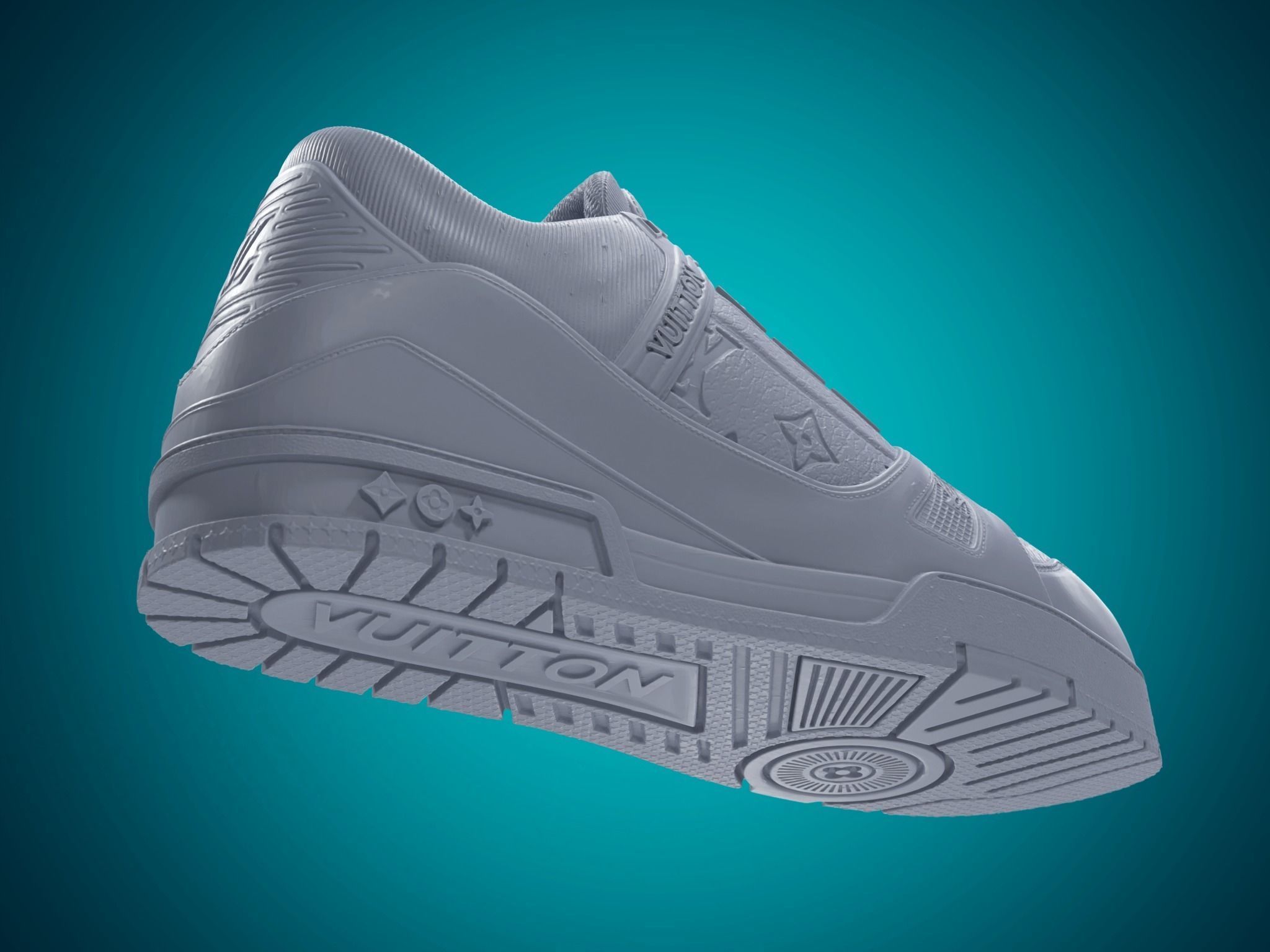 LV Trainer - Louis Vuitton Sneaker Shoes 3D print model_6