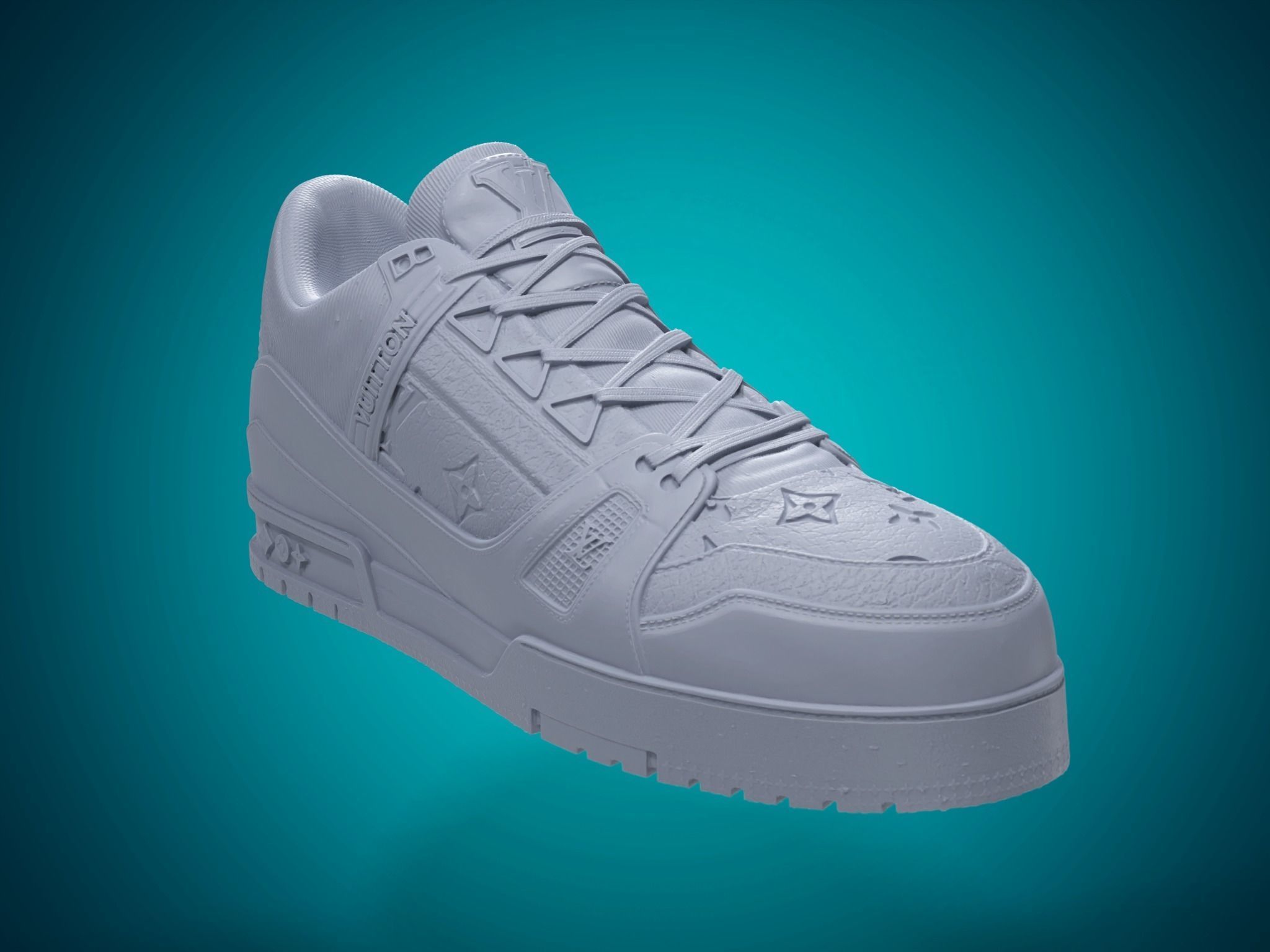 LV Trainer - Louis Vuitton Sneaker Shoes 3D print model_5