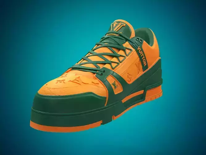 LV Trainer - Louis Vuitton Sneaker Shoes 3D print model