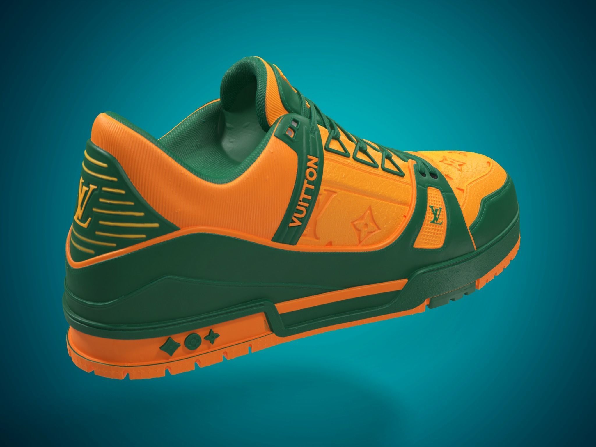 LV Trainer - Louis Vuitton Sneaker Shoes 3D print model_3